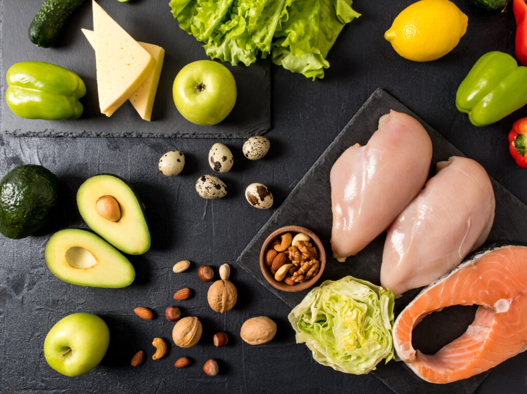 Protein and omega 3 rich food for gut health