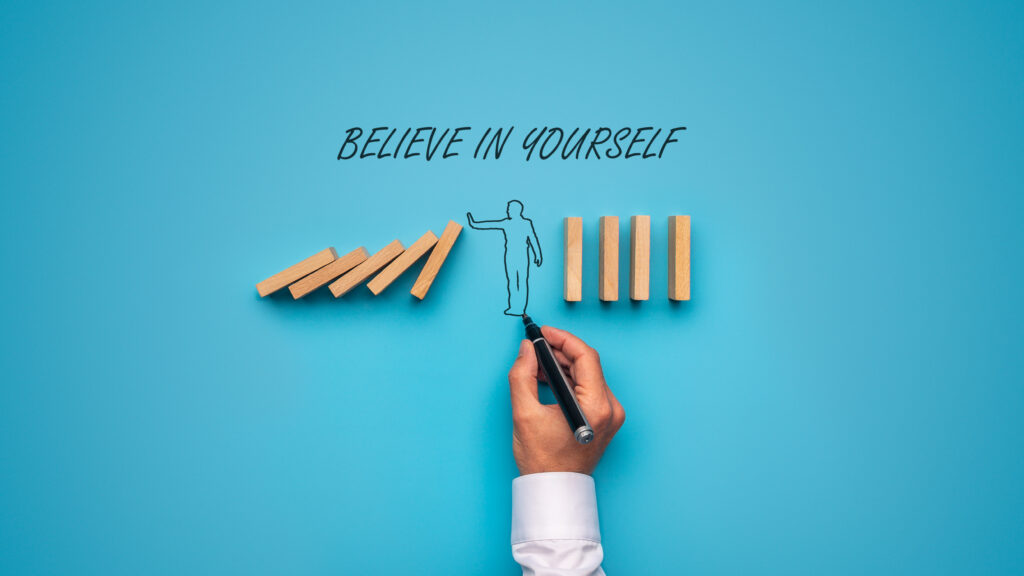 Benefits of self-confidence is you start believing yourself