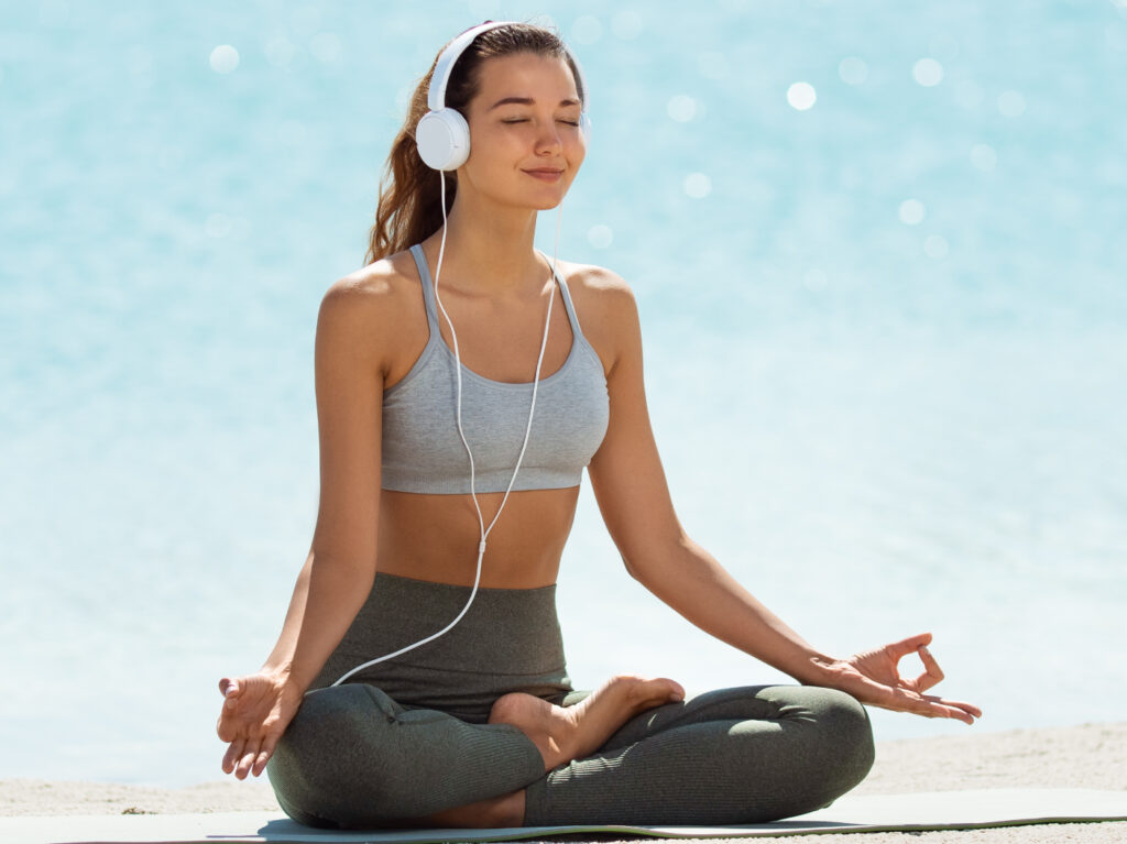 Guided meditation helps reduce anxiety